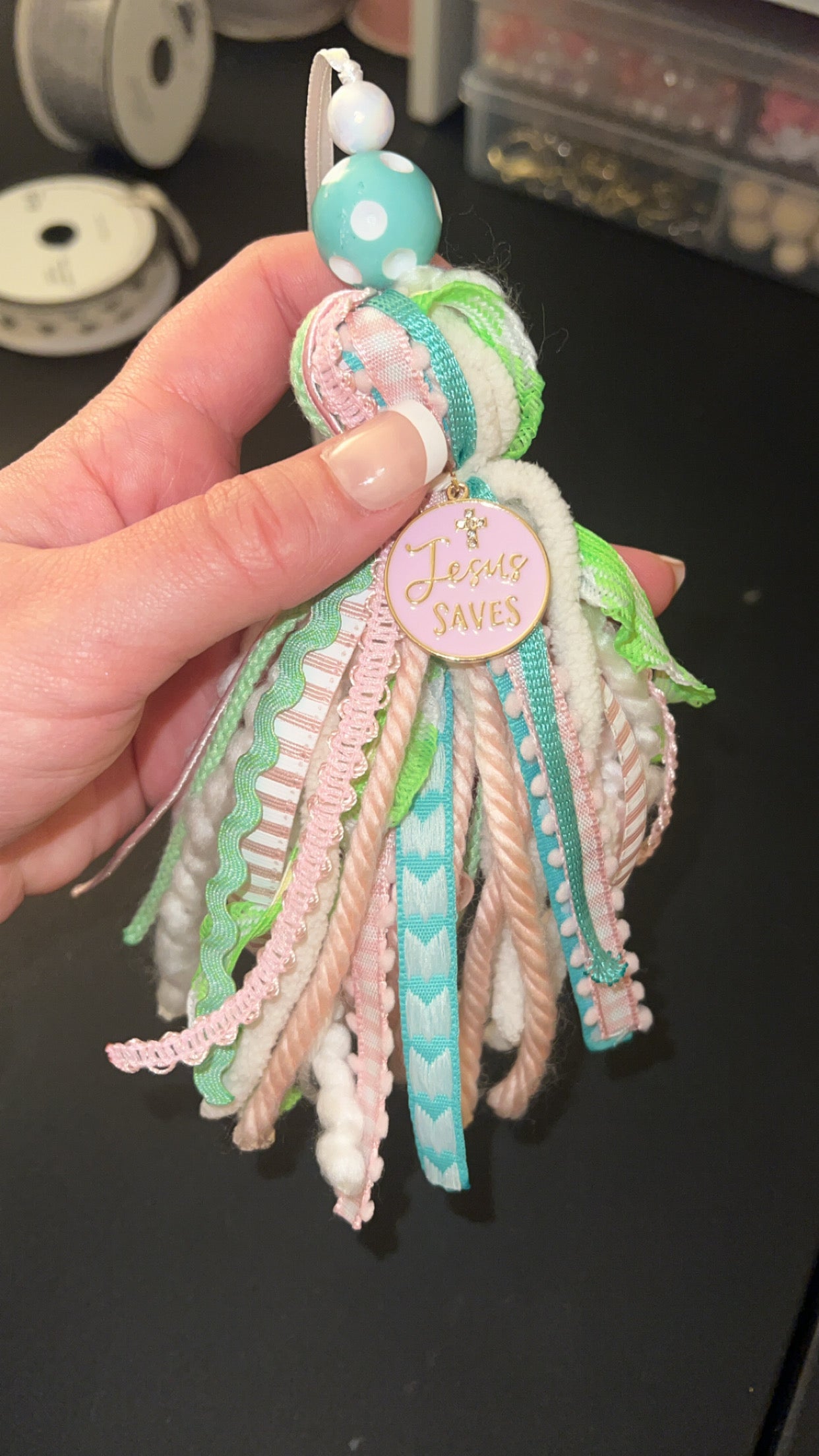 Jesus Saves Bible Tassel