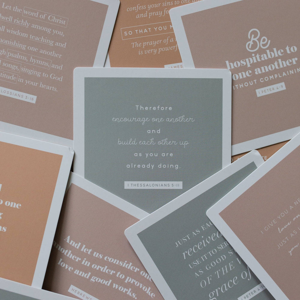 Prayers for One Another Verse Cards