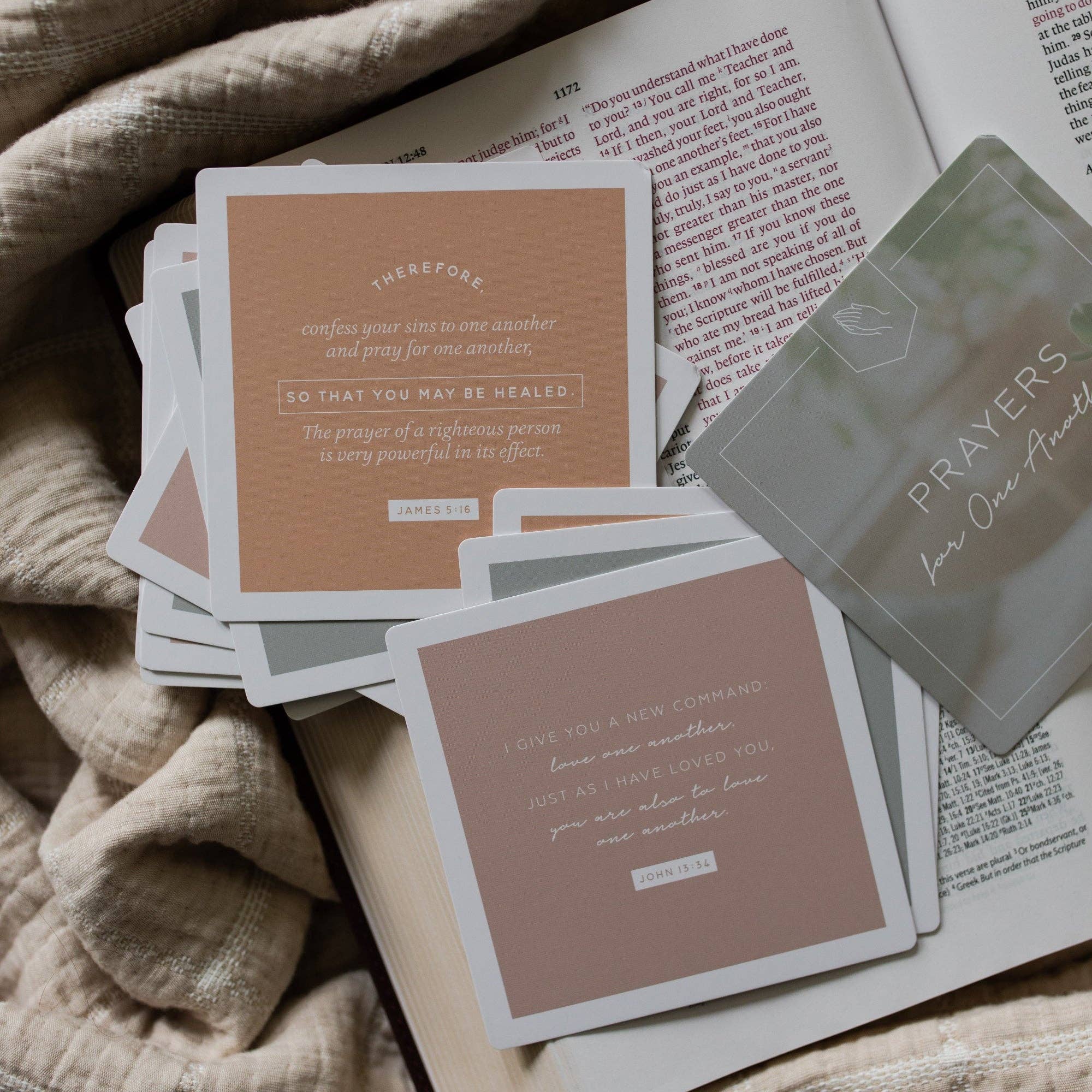 Prayers for One Another Verse Cards