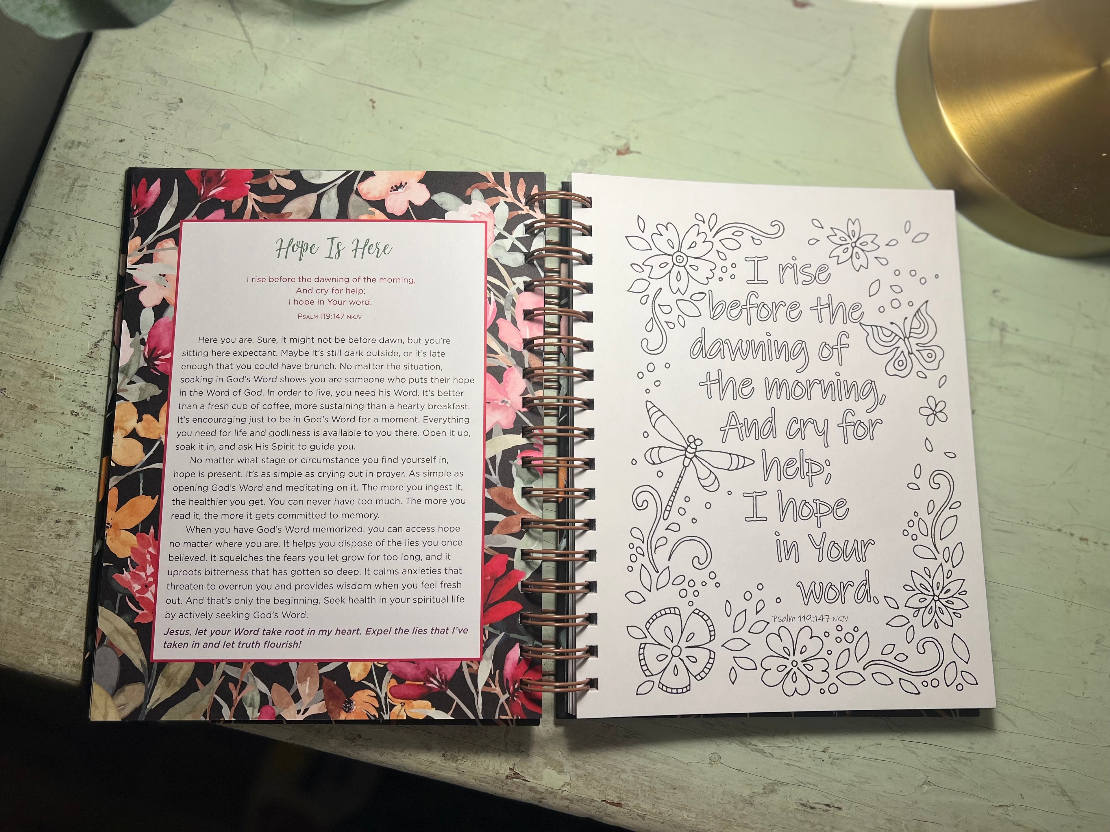 Think on These Things Devotional Coloring Book