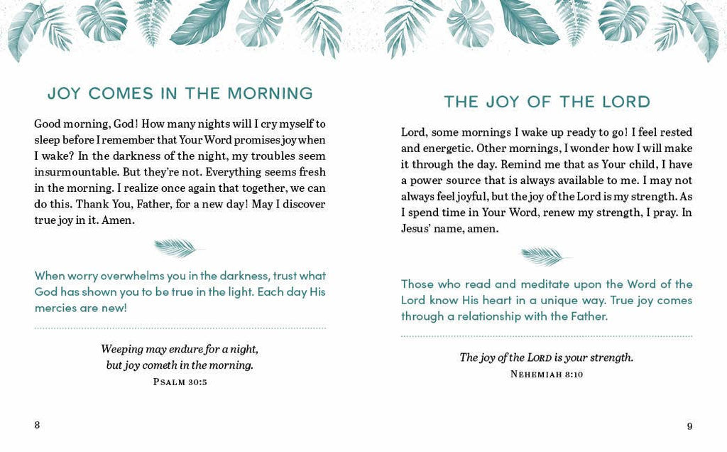 Mornings with God Large Print