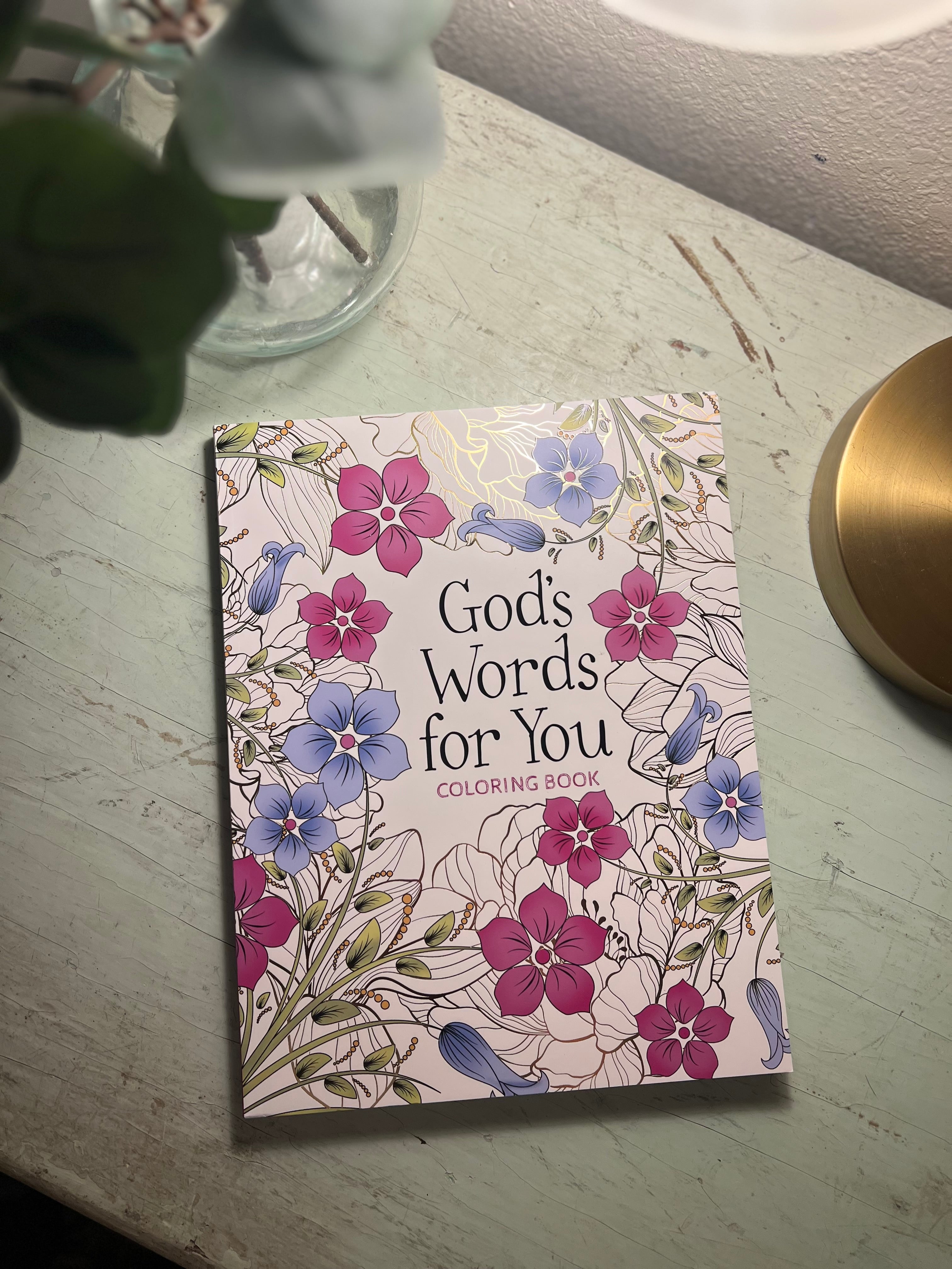 God's Words for You Coloring Book