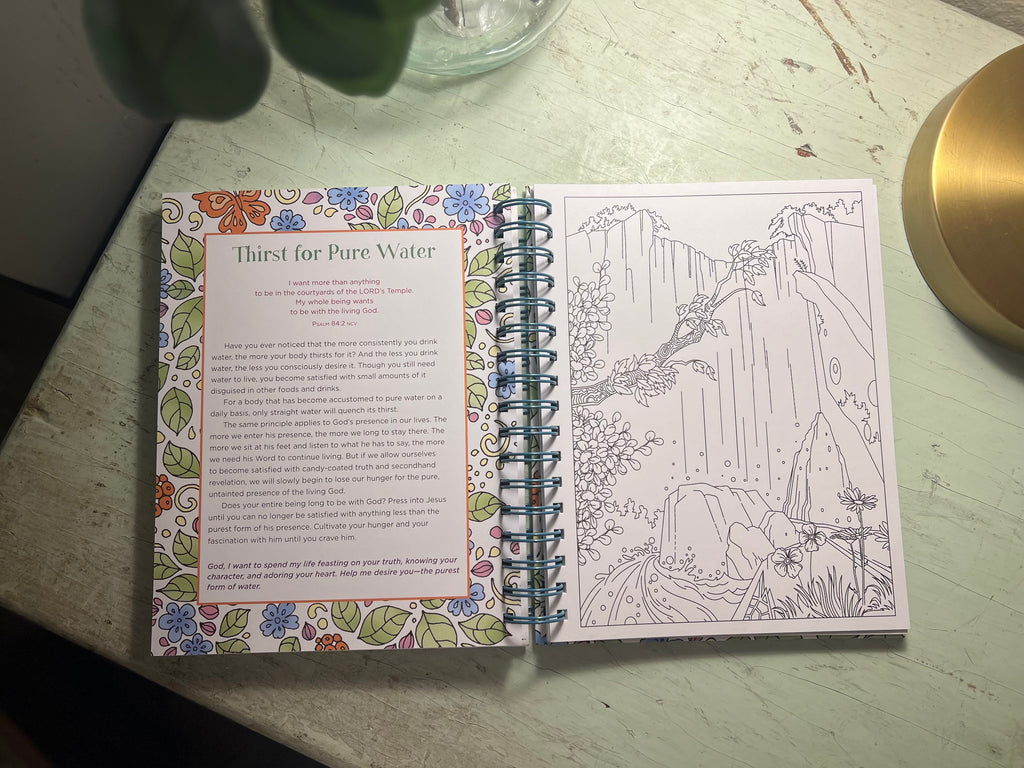 A Little God Time for Women Devotional Coloring Book