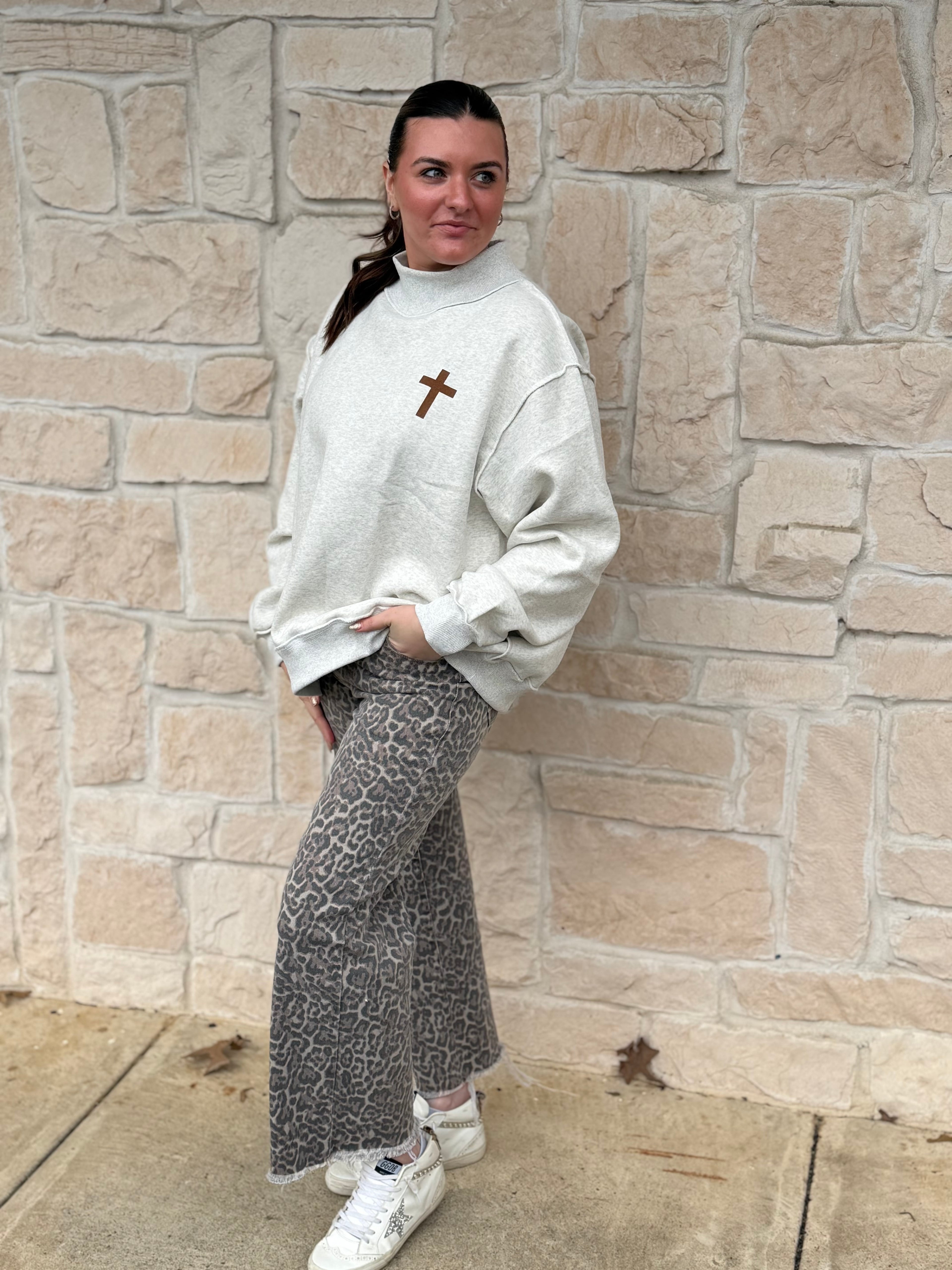 Jesus Saves Reversible Sweatshirt