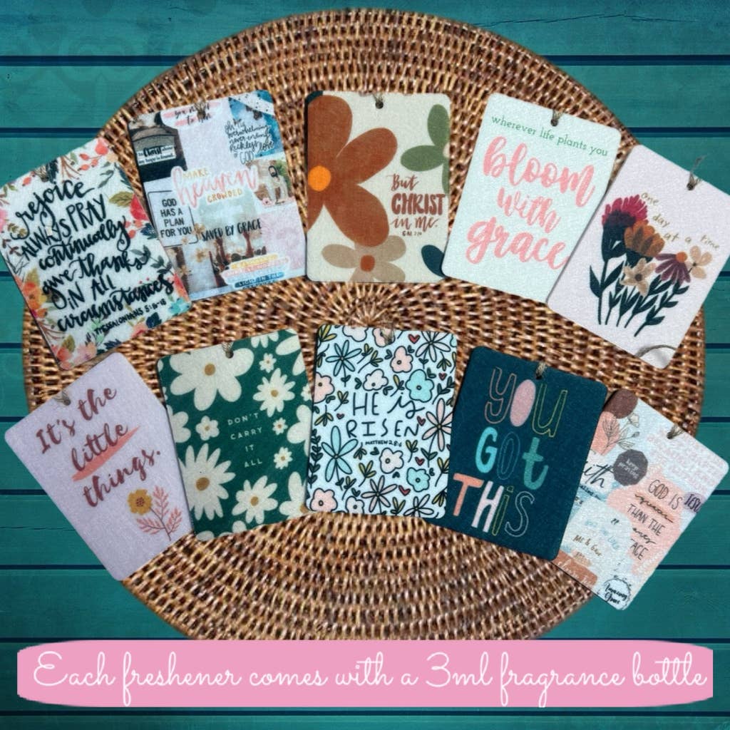 Bloom with Grace Car Fresheners