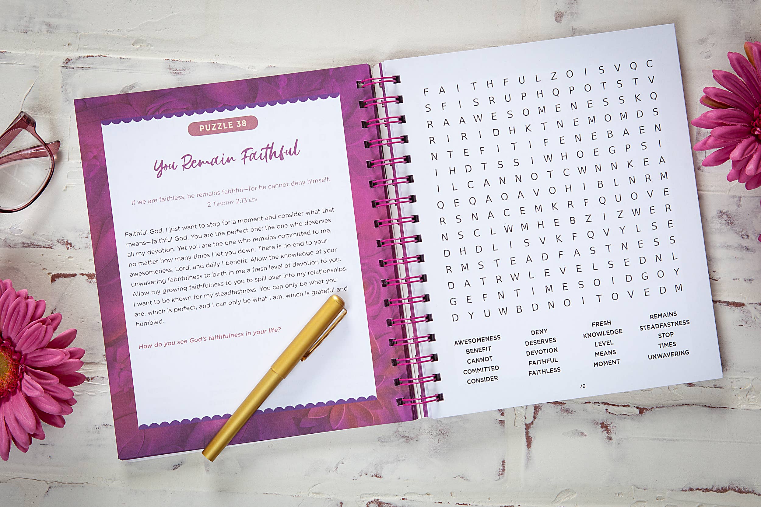 100 Days of Prayer for Women Word Search Devotional