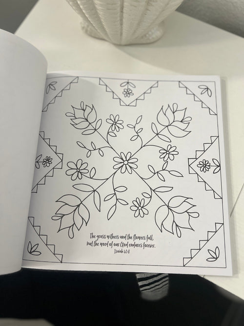 Barn Quilts Coloring Book