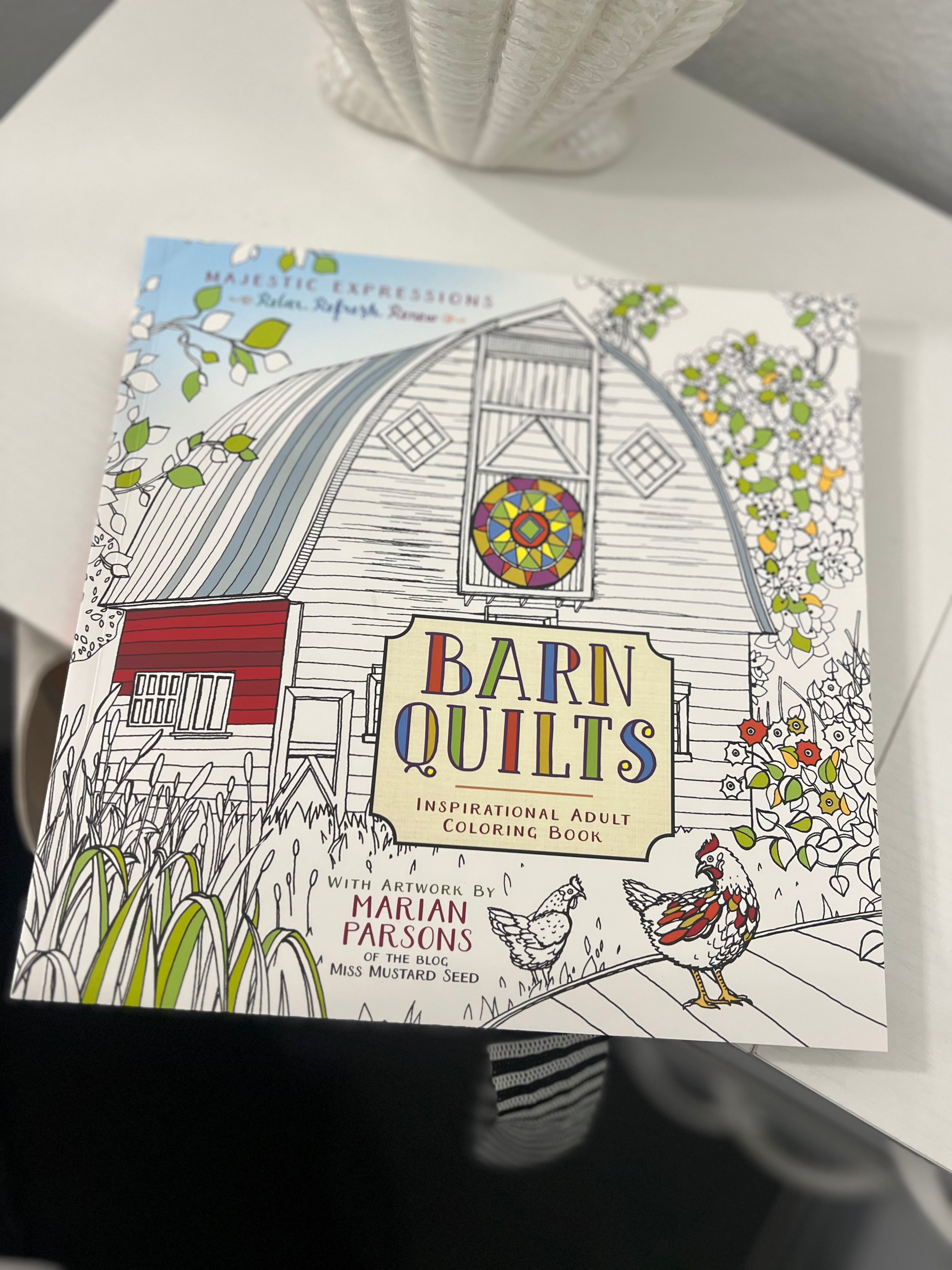Barn Quilts Coloring Book