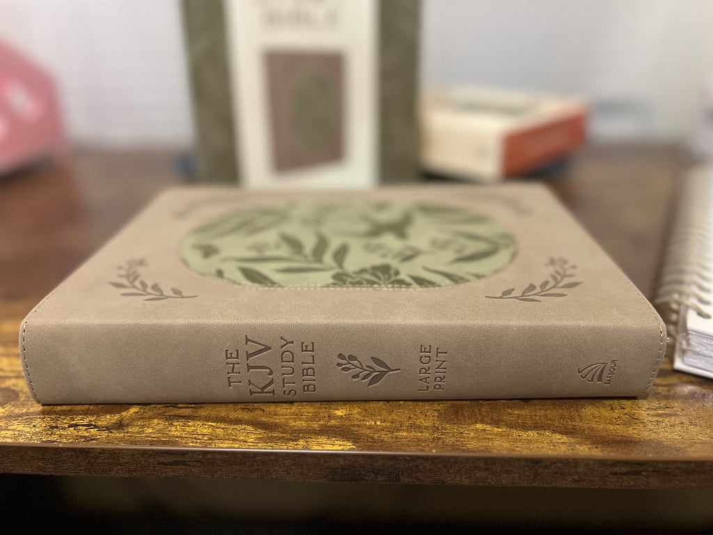The KJV Study Bible, Large Print [Olive Branches]