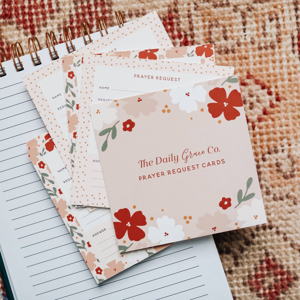 Prayer Request Cards | Summer Floral