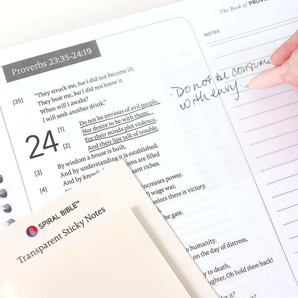 Bible Transparent Sticky Notes