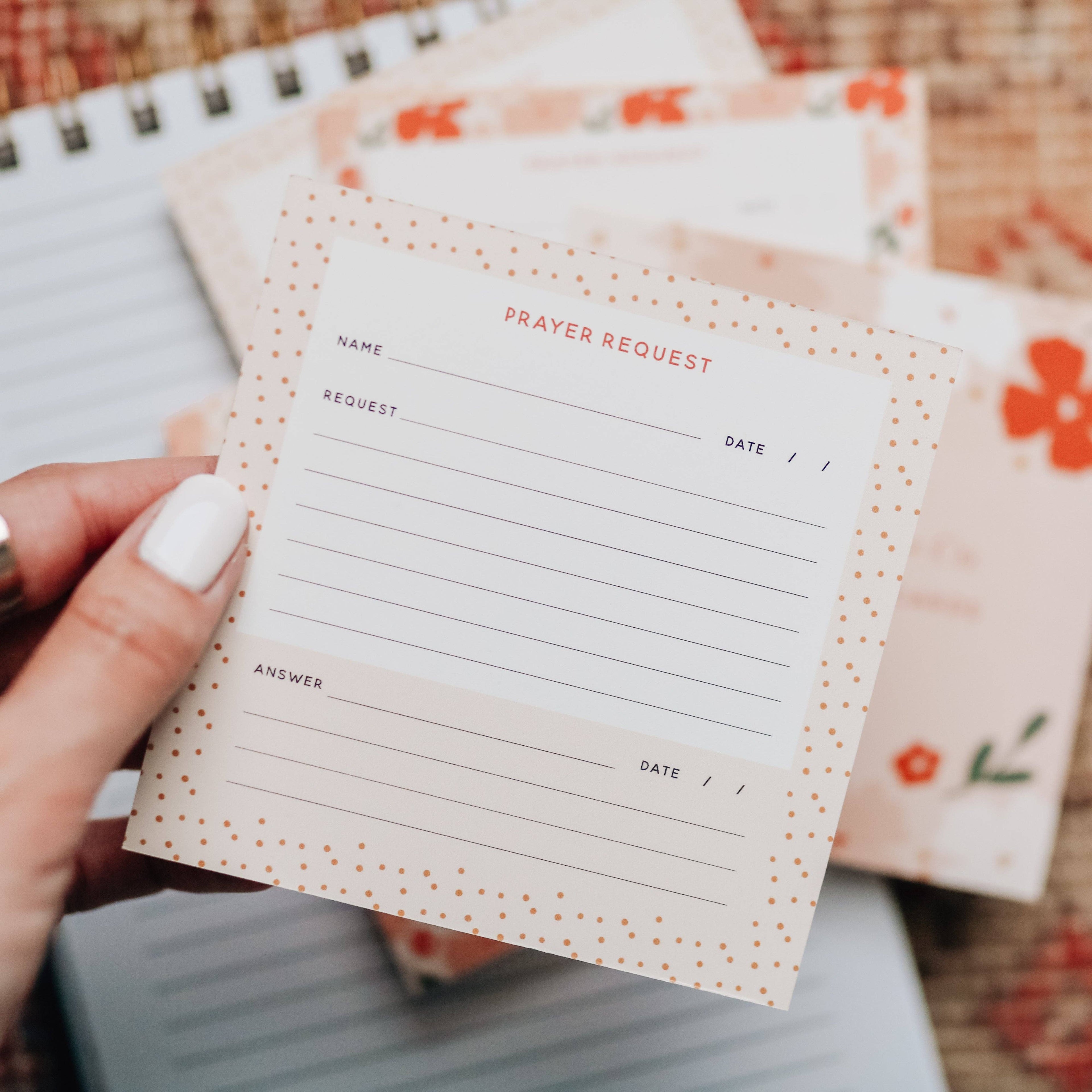 Prayer Request Cards | Summer Floral