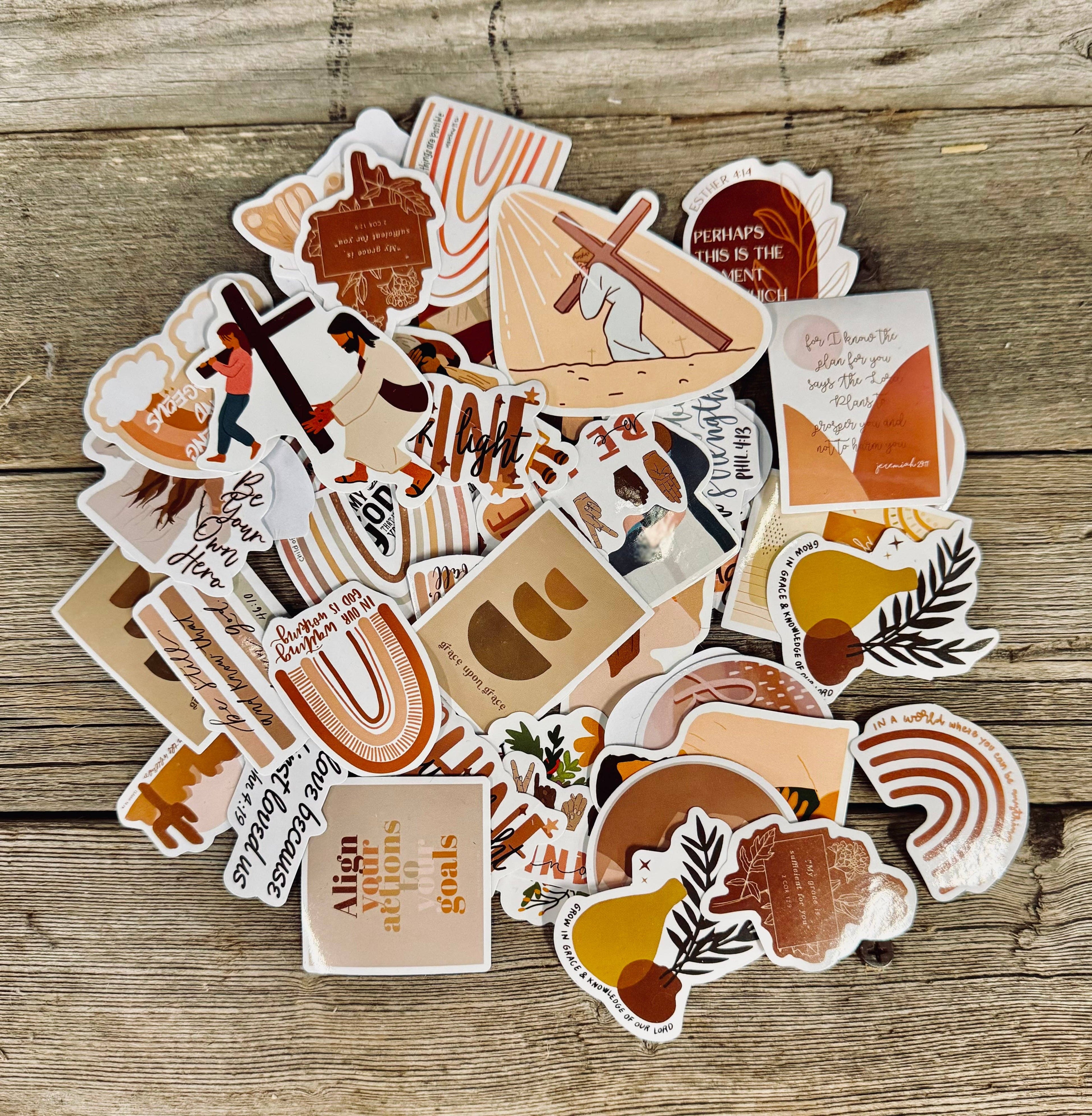 Boho Christian Stickers